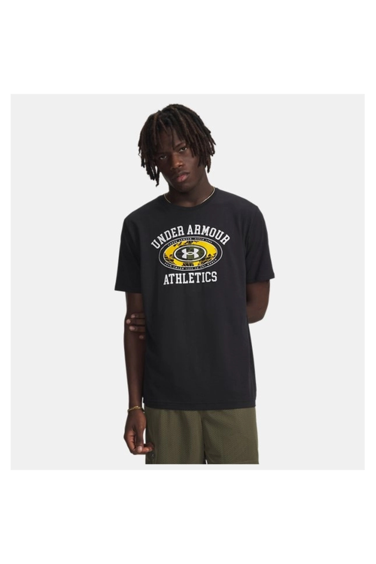 آندر آرمور تی شرت مردانه طرح آرمور گلوب اس اس کد 6009261001