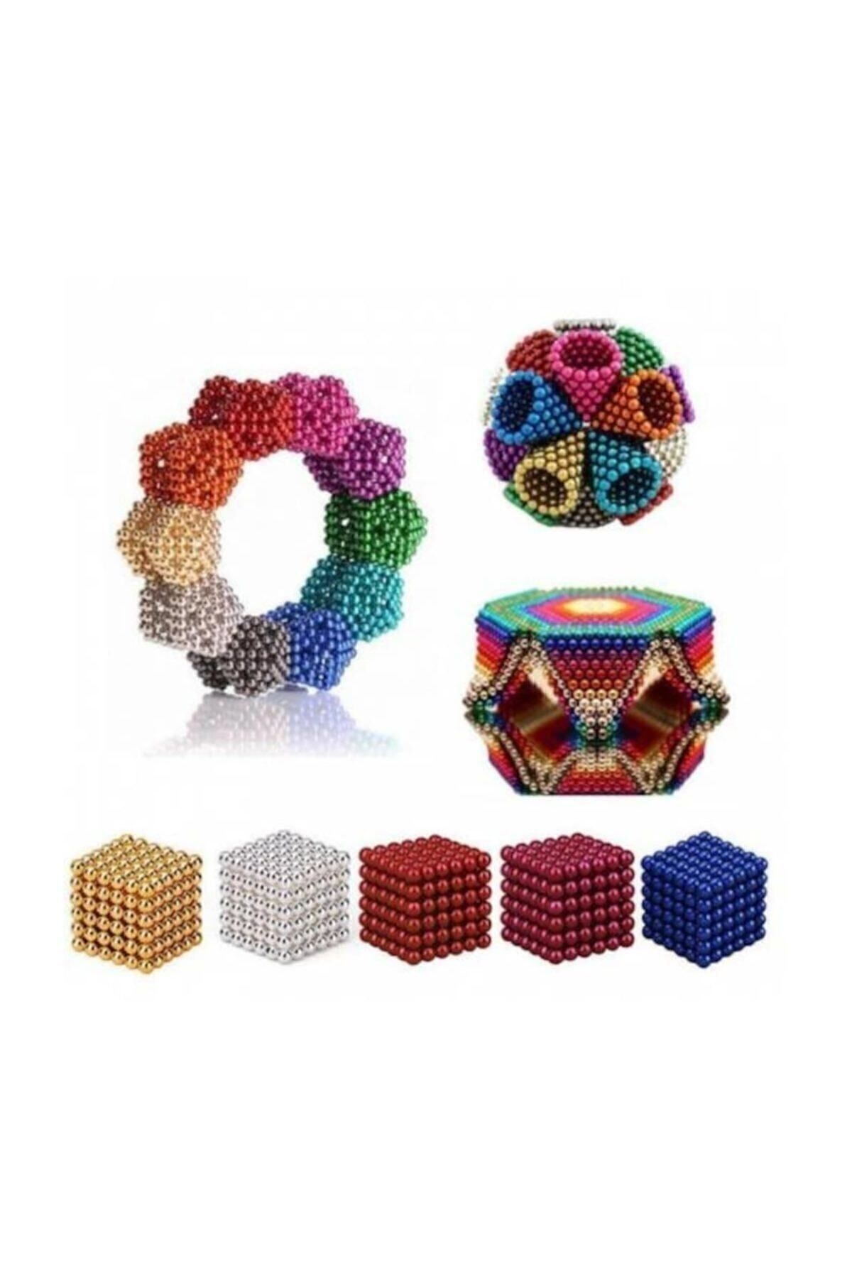 Genel Markalar 6 Farklı Renkli Sihirli Manyetik Toplar Neodyum Mıknatıs 150 adet 5mm fotoğrafı 3 (önizleme)