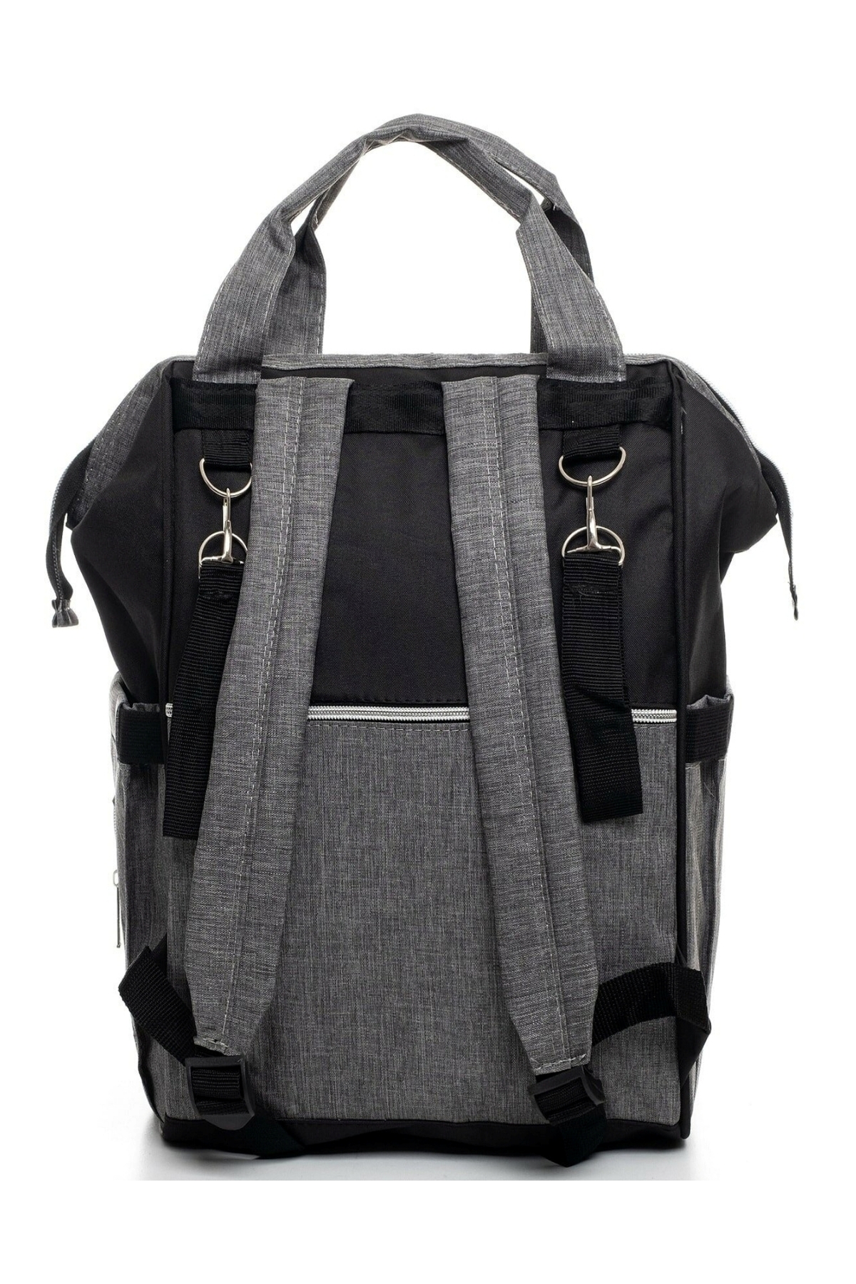 USF Gri Siyah Anne Bebek Bakım Çantası + Portbebe Ana Kucağı Puset Ikili Set fotoğrafı 4 (önizleme)