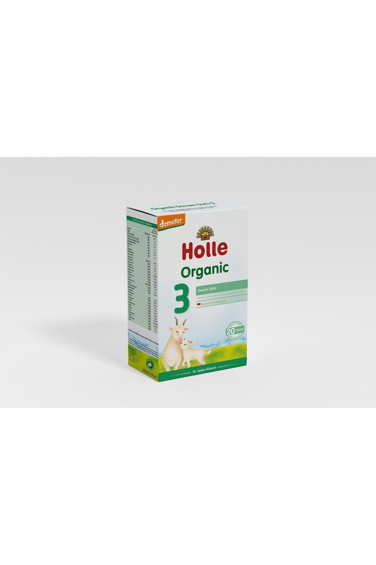 Holle ORGANİK KEÇİ 3 DEVAM SÜTÜ 400 GR fotoğrafı 2 (önizleme)