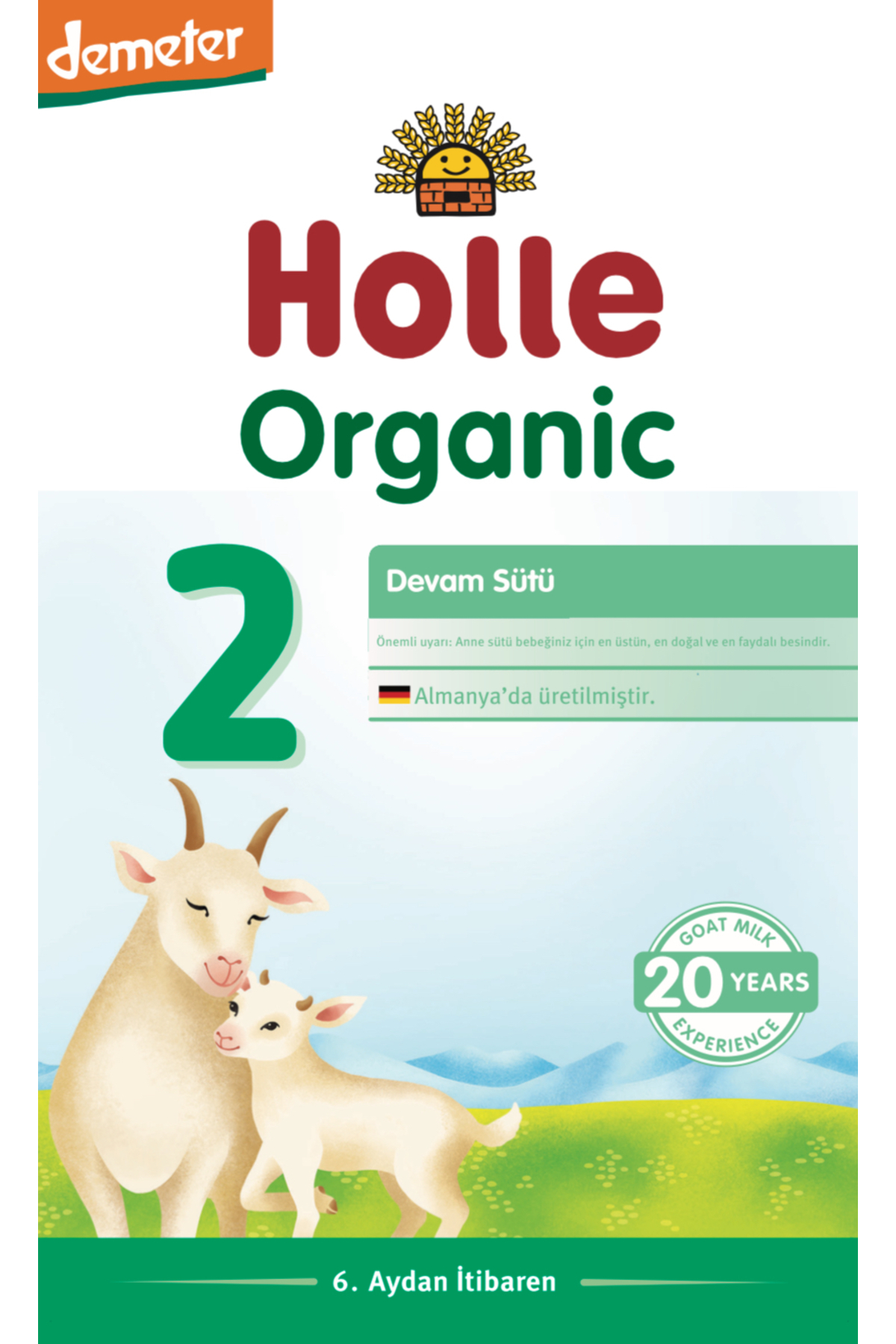 Holle ORGANİK KEÇİ 2 DEVAM SÜTÜ 400 GR fotoğrafı 5 (önizleme)