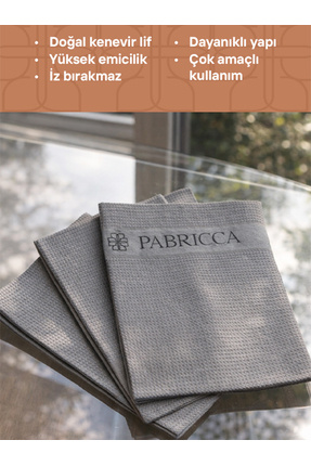PABRICCA COLLECTIONS. Kenevir Temizlik Bezi – Doğal ve Sürdürülebilir, , Zorl...