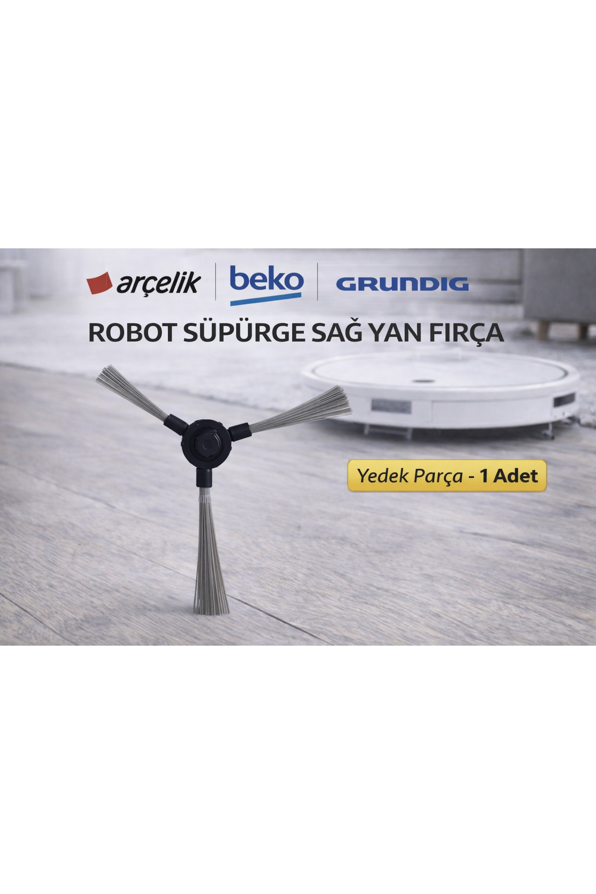 Arçelik Sağ Yan Fırça Rs-8034 Hm-vcr-9031-rs-9034 Hm Robot Süpürge