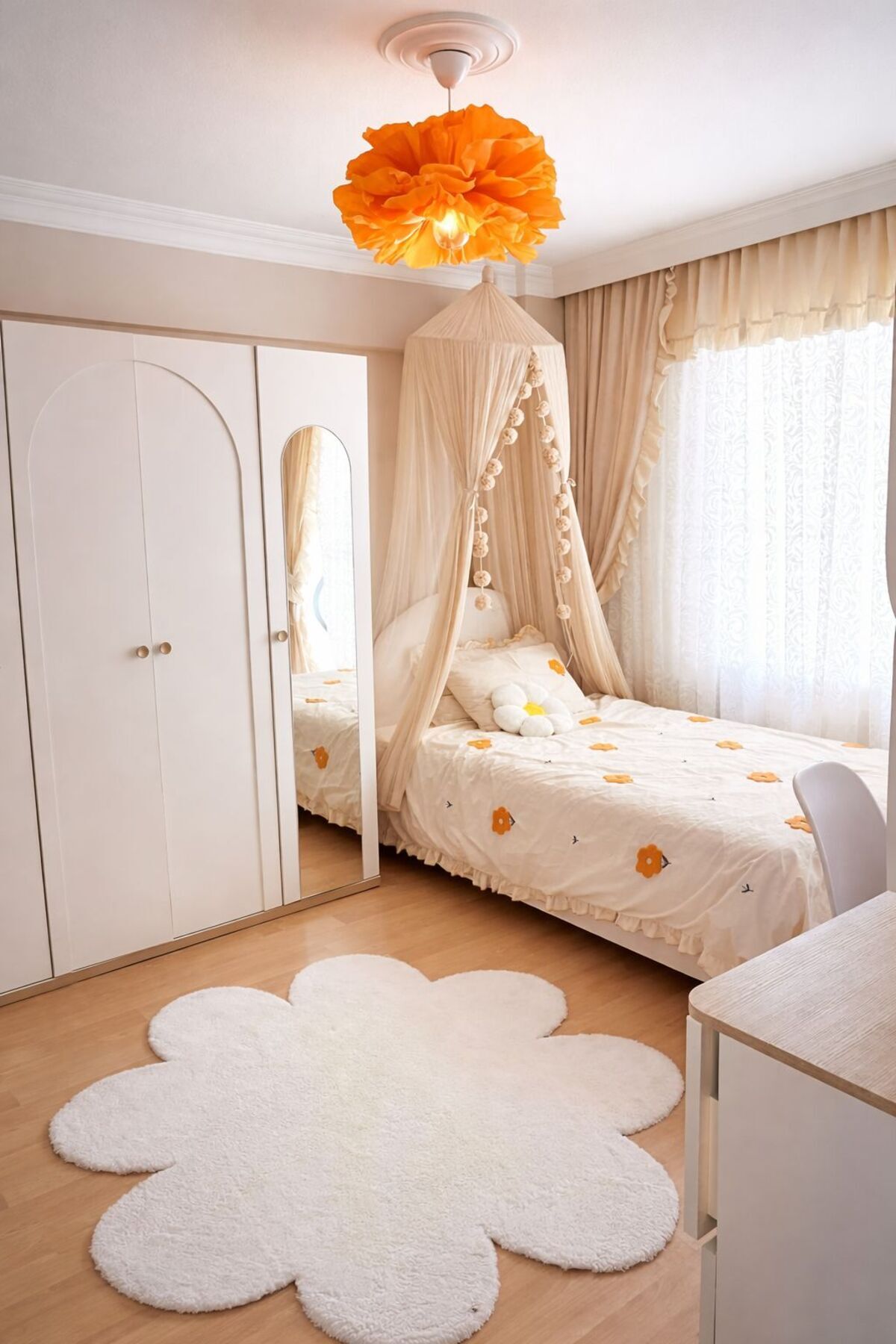 Pumpkin Orange / Bohemian Model Pendant - Lighting for Living Room, Bedroom and Children's Room