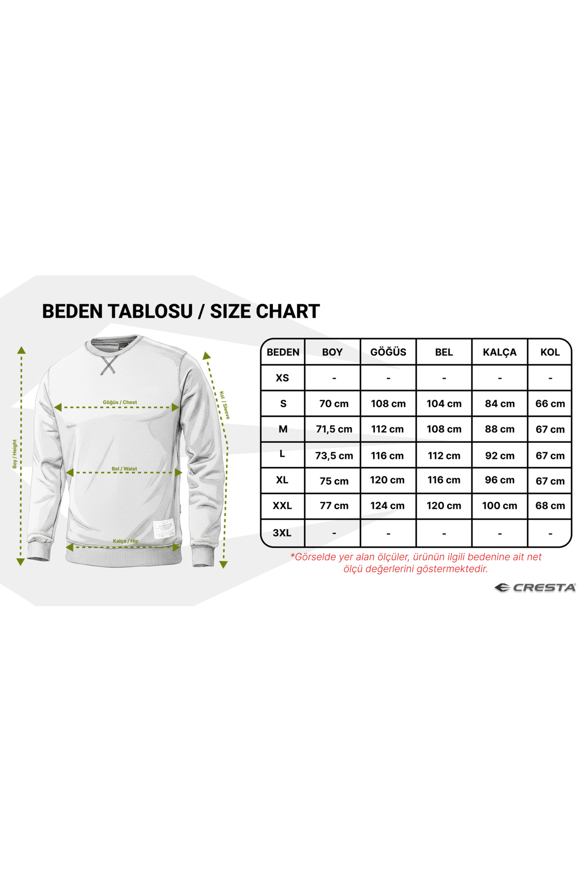 Cresta Outdoor Erkek Basic Sweatshirt görsel 4