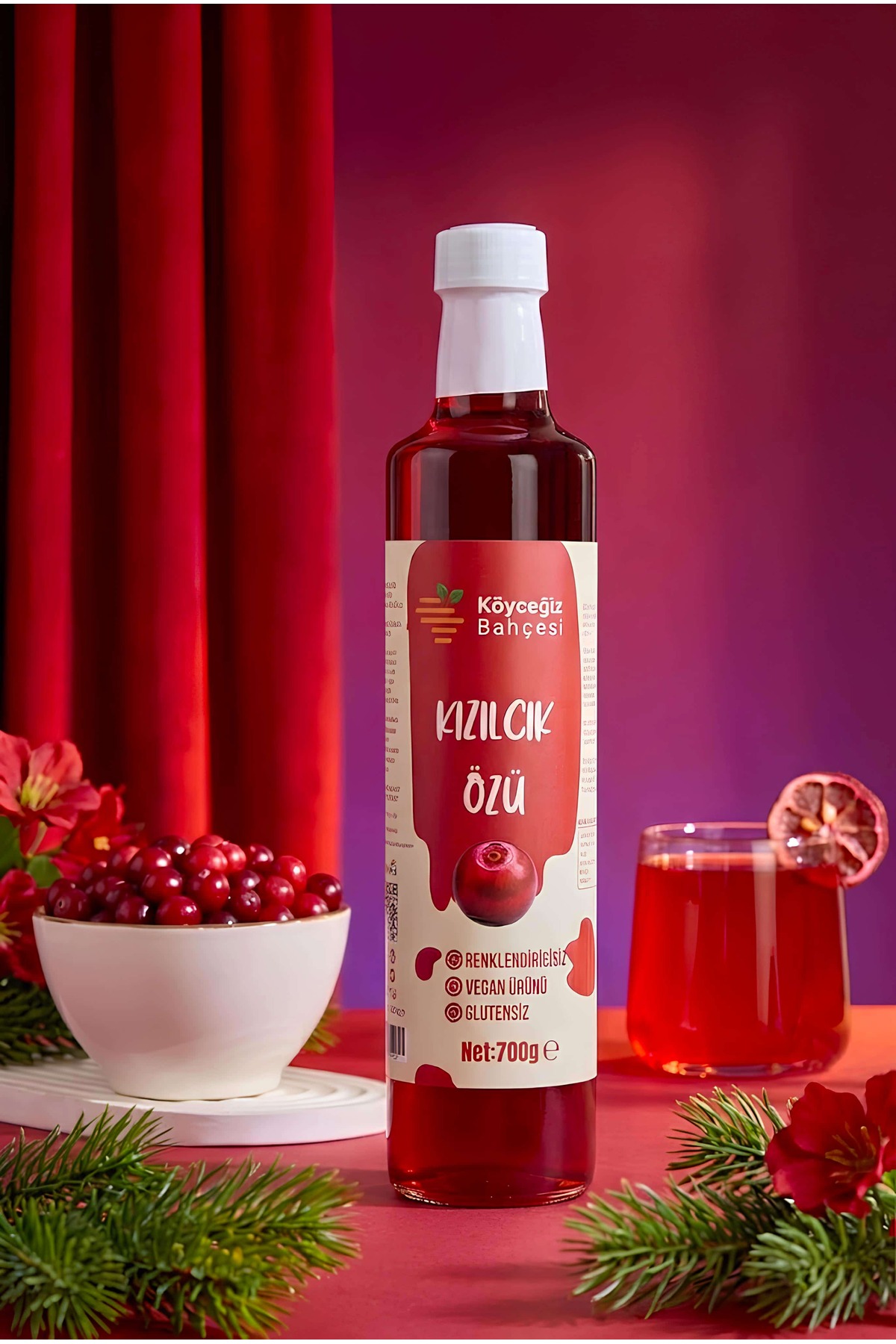 Köyceğiz Bahçesi Doğal Kızılcık Özü - 700gr - Fiyatı, Yorumları