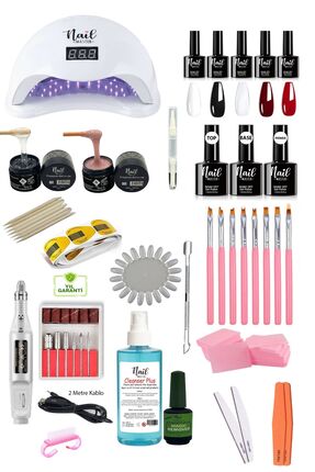 Nail Master Protez Tırnak Kalıcı Oje Full Set