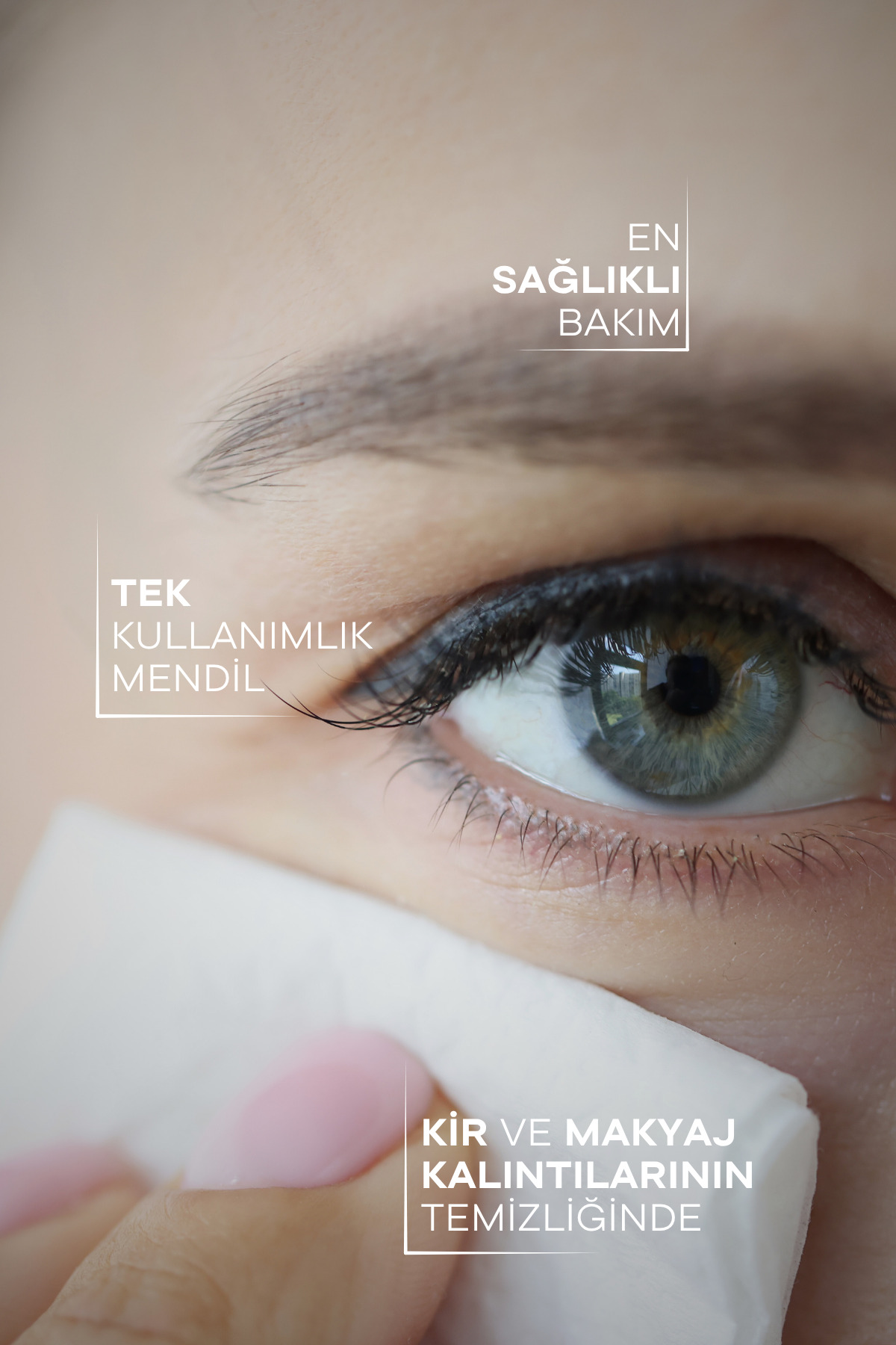 Göz Temizleme Mendili Hassas Göz Çevresi Hijyeni 12 Adet Hyalüronat ve Çay Ağacı Yağı Soft — 8680145084640 — تصویر 3 از 6