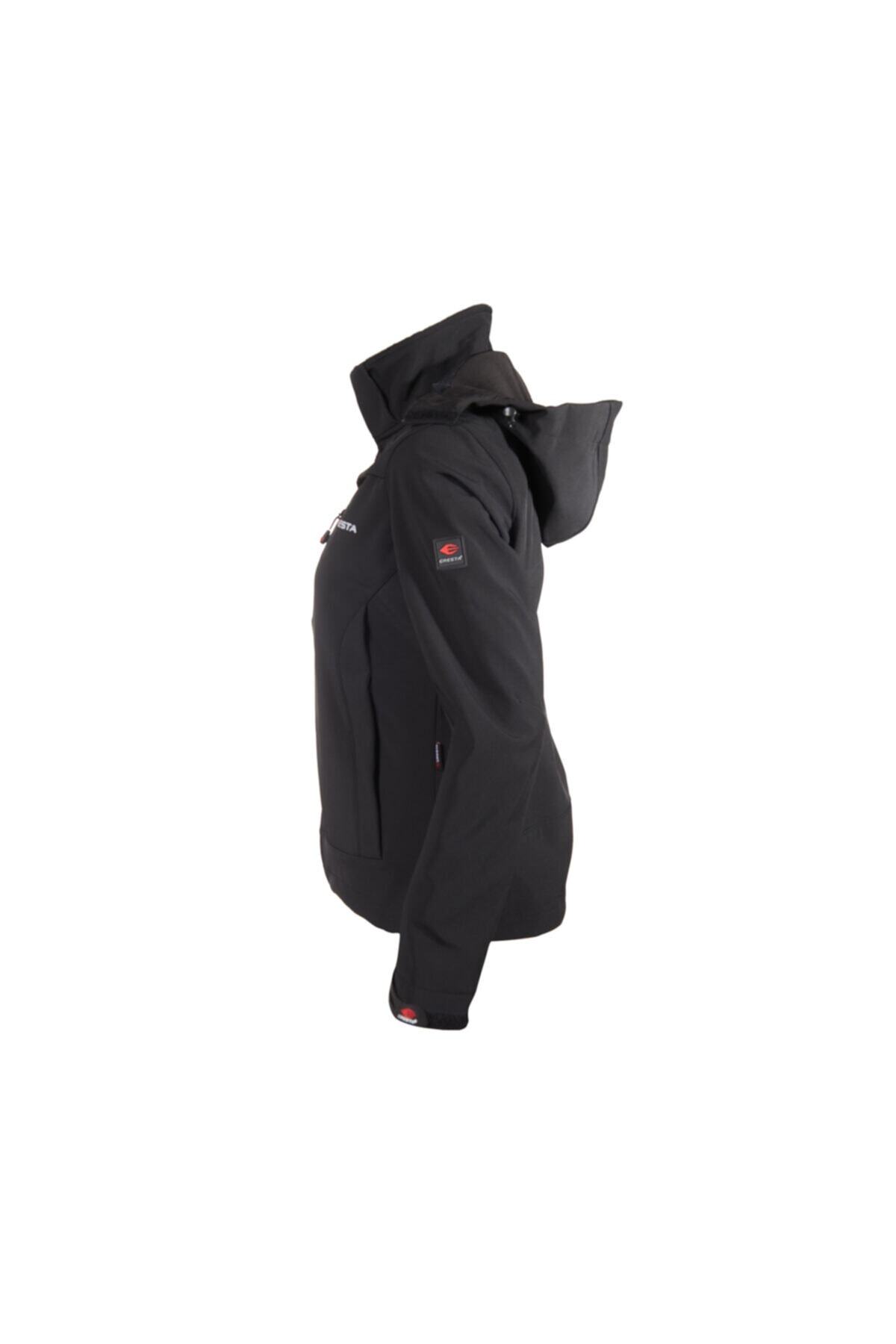 Cresta Outdoor Kapüşonlu Kadın Softshell Ceket görsel 2