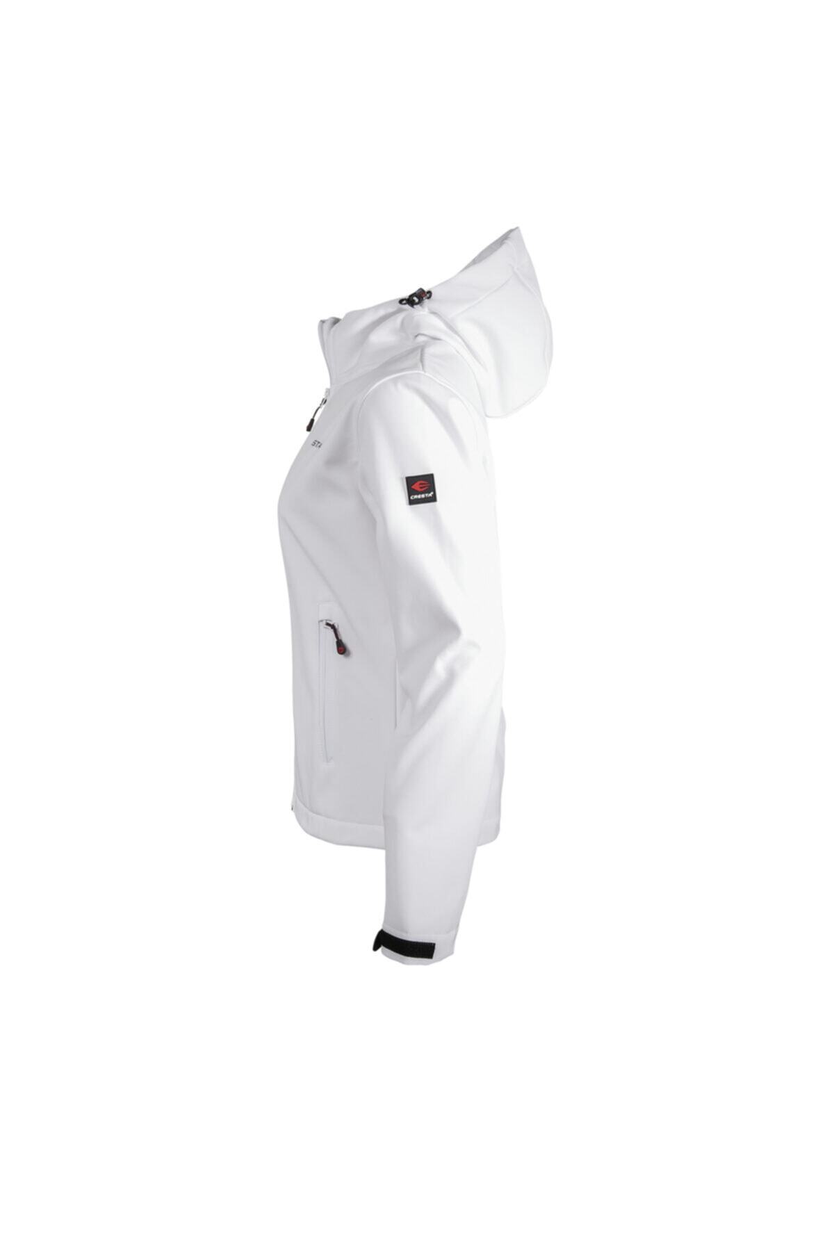 Cresta Outdoor Kapüşonlu Kadın Basic Softshell Ceket görsel 2