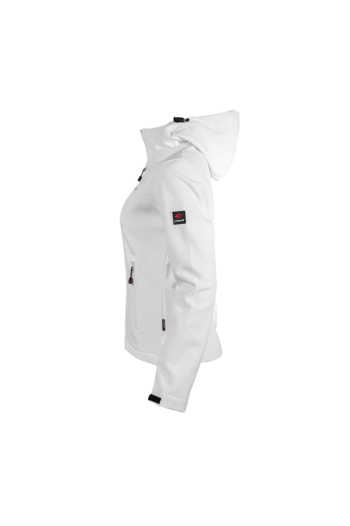 Cresta Outdoor Kapüşonlu Kadın Basic Softshell Ceket görsel 2