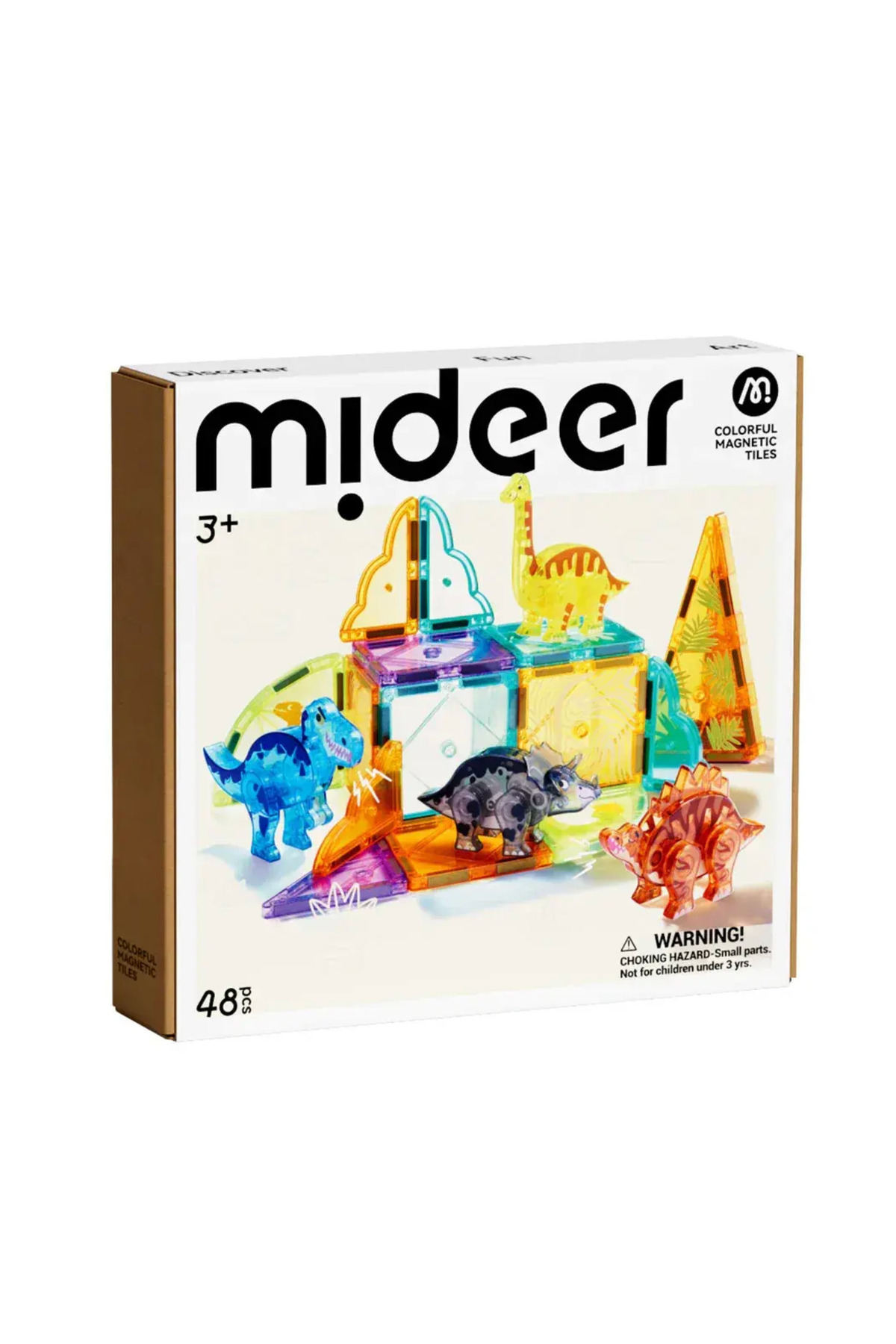 Mideer Mideer Renkli Magnetic Tiles - Jurassic Macerası - Fiyatı