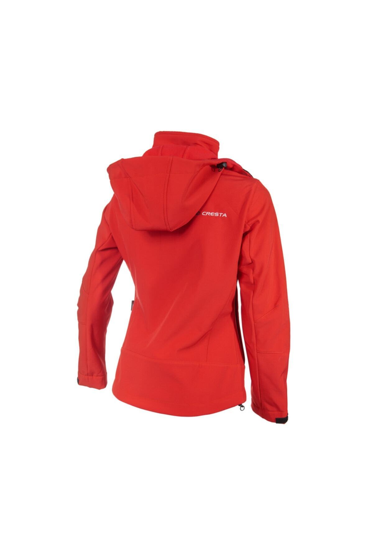 Cresta Outdoor Kapüşonlu Kadın Softshell Ceket görsel 3