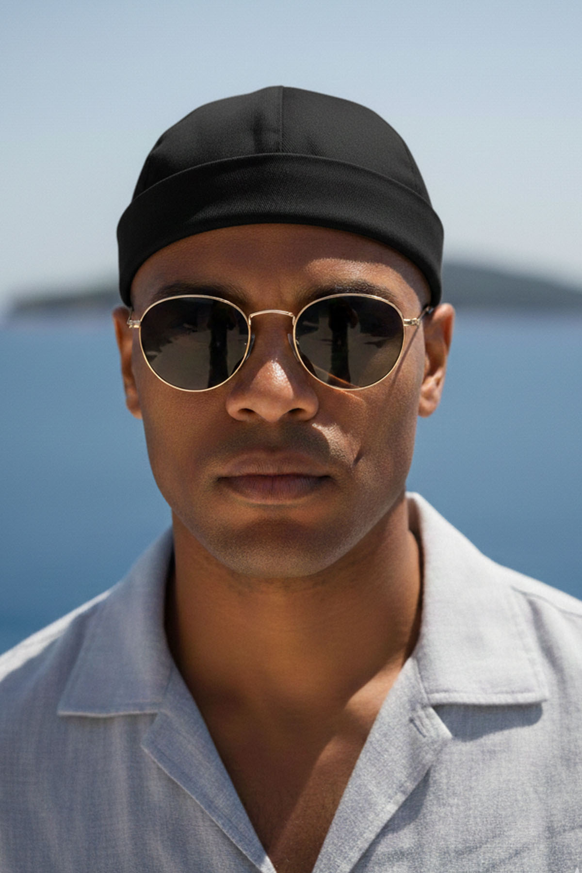 Ritagarcia  Ayarlanabilir Retro Siyah Takke Yazlık Şapka