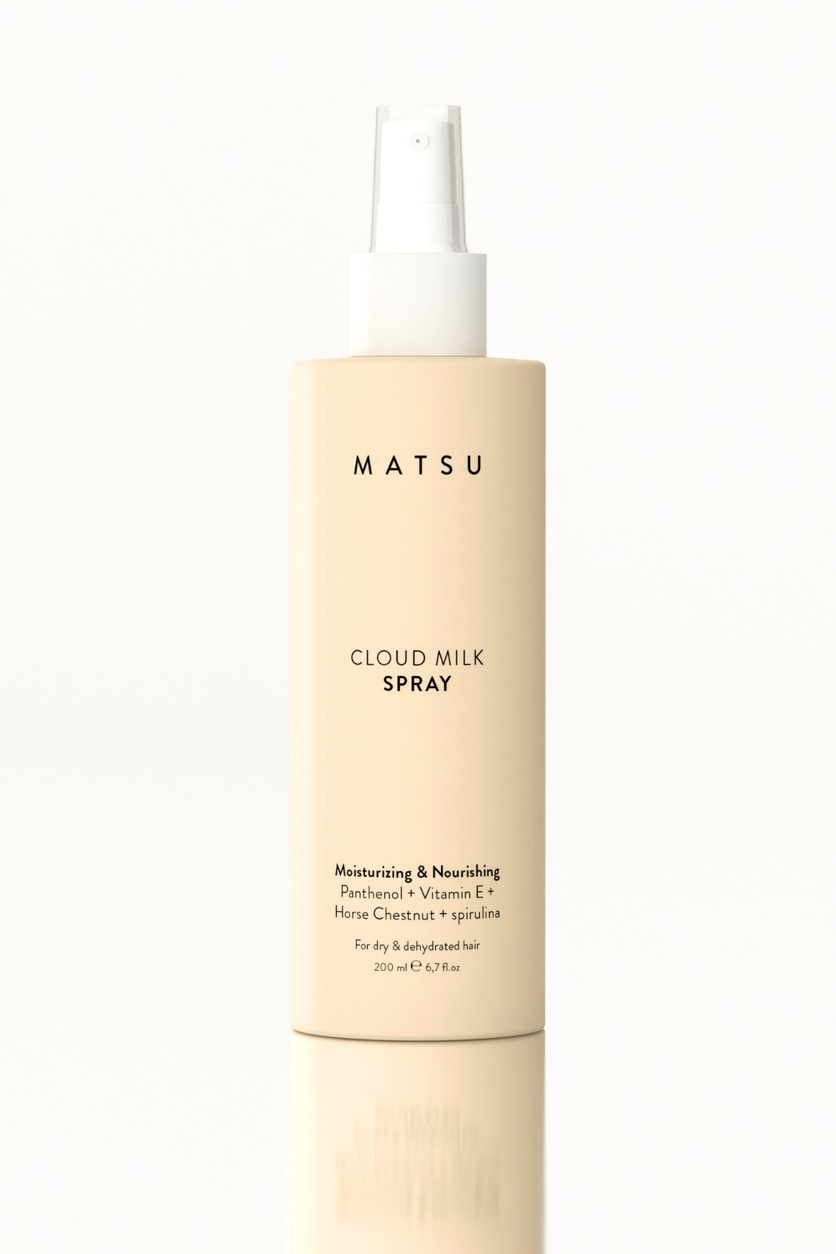 MATSU Cloud Milk Nem Veren Kolay Tarama Saç Sütü Spreyi Panthenol E Vitaminli 200 ml — MP19