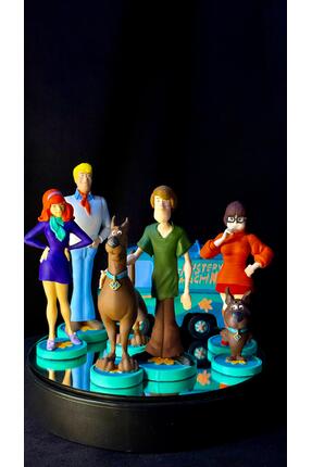 shop Scooby-Doo Mystery Machine Figür Seti El Boyama Koleksiyon 3D Baskı