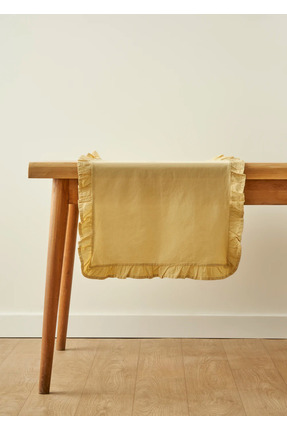 Bella Maison %100 Pamuk Elegance Runner Sarı (50x150 cm)