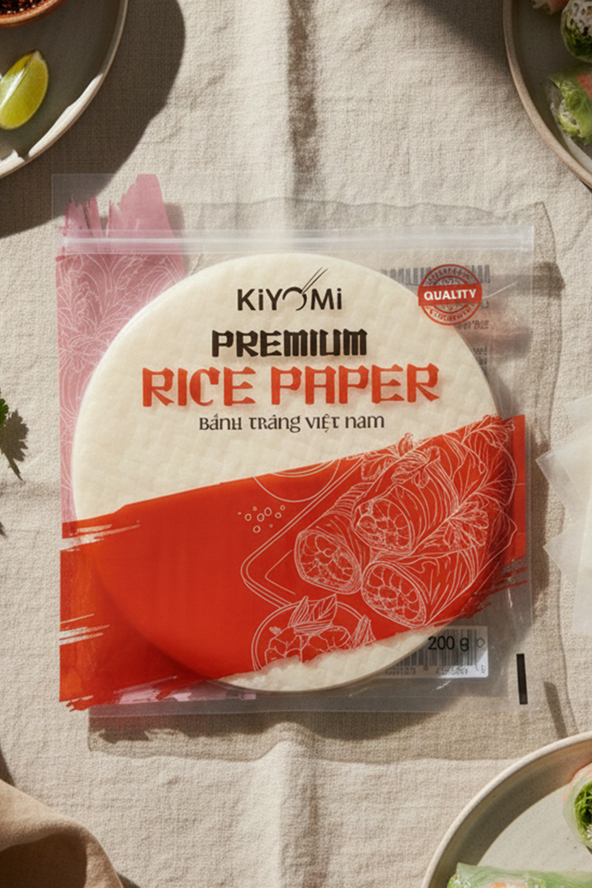 Kiyomi Rice Paper / Pirinç Yufkası - 22 cm - 200 gr - Fiyatı, Yorumları