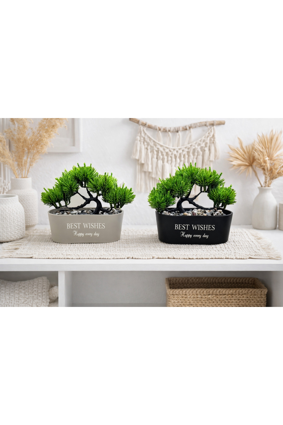 LinaLine 2-Piece Best Wıshes Artificial Tree