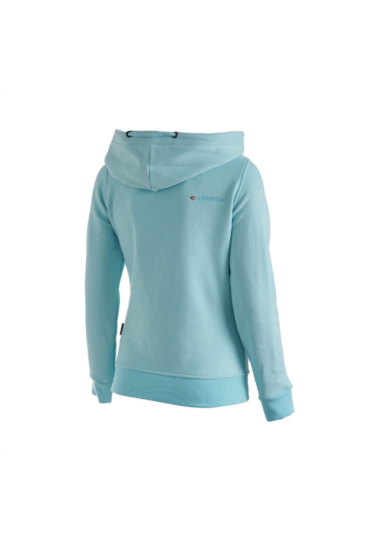 Cresta Tam Fermuarlı Kapüşonlu Kadın Sweatshirt görsel 4