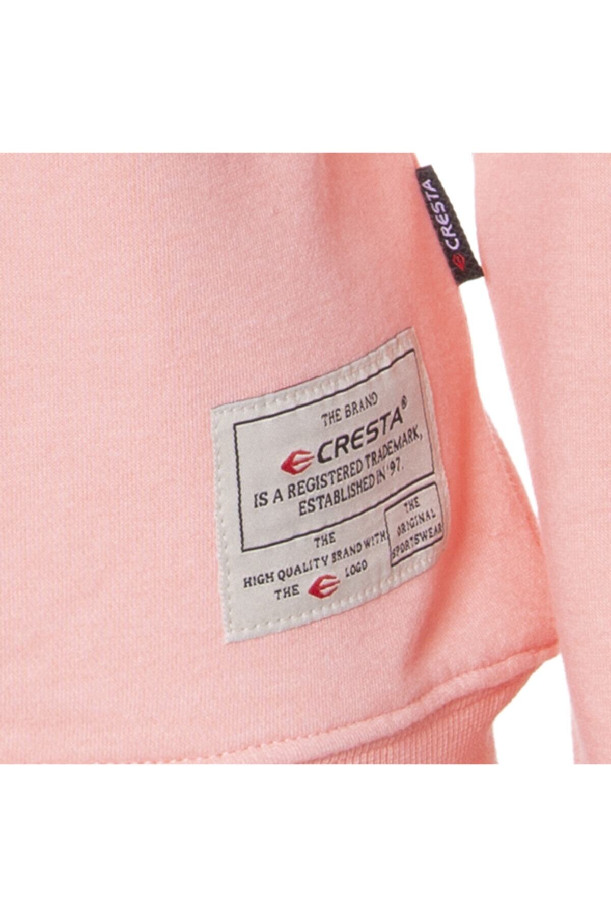 Cresta Kadın Pembe Outdoor Basic Sweatshirt görsel 3