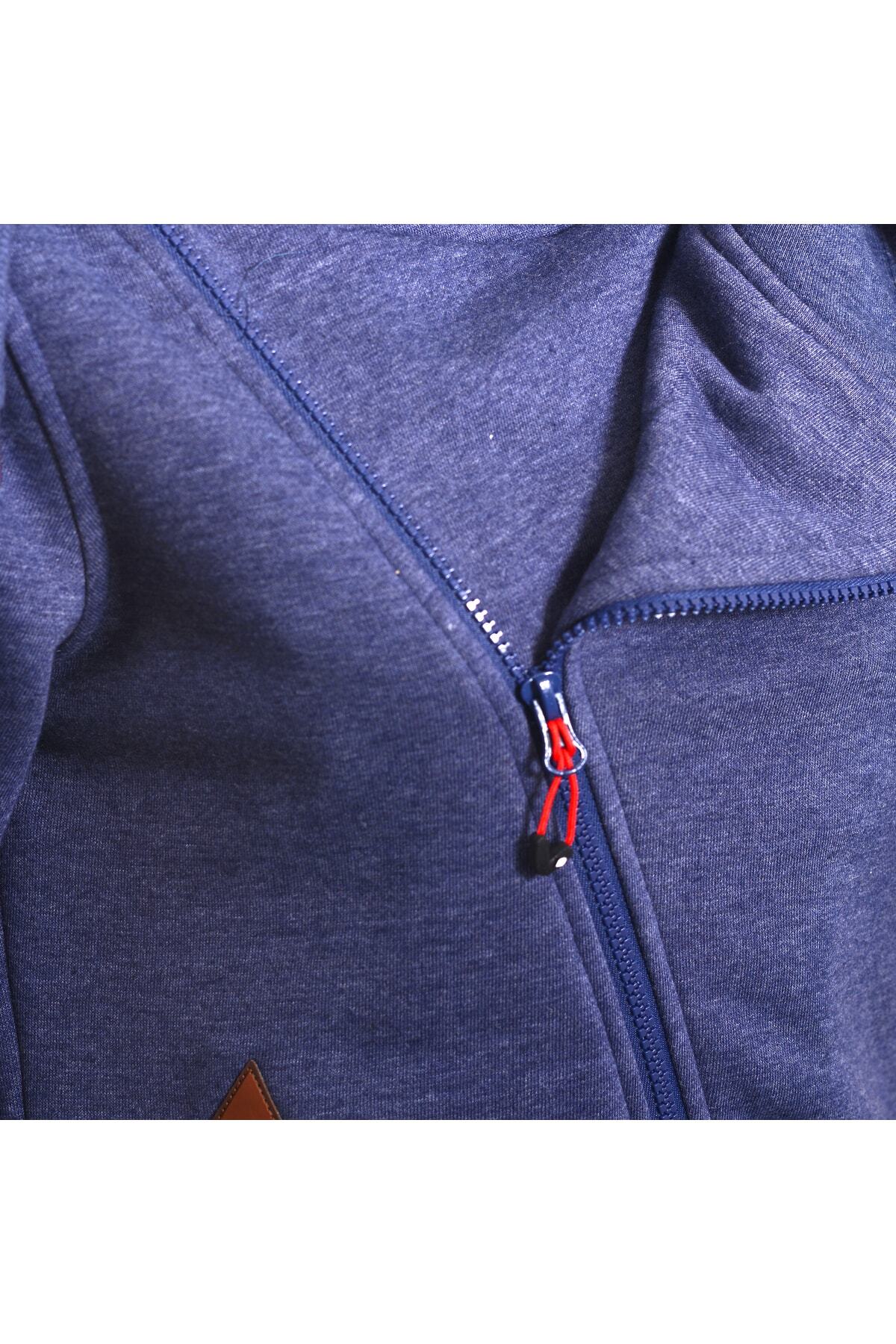 Cresta Tam Fermuarlı Kapüşonlu Kadın Sweatshirt / Ceket Lacivert görsel 4
