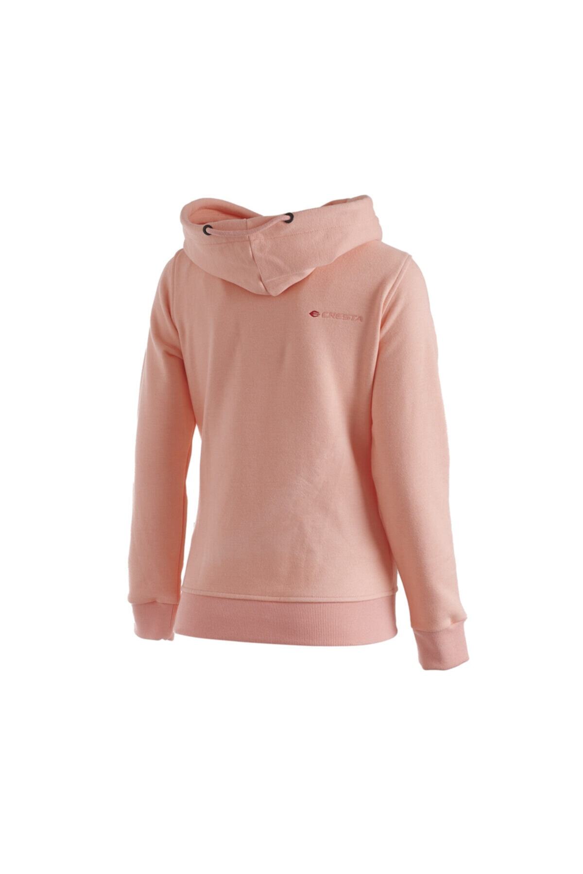 Cresta Tam Fermuarlı Kapüşonlu Kadın Sweatshirt görsel 4