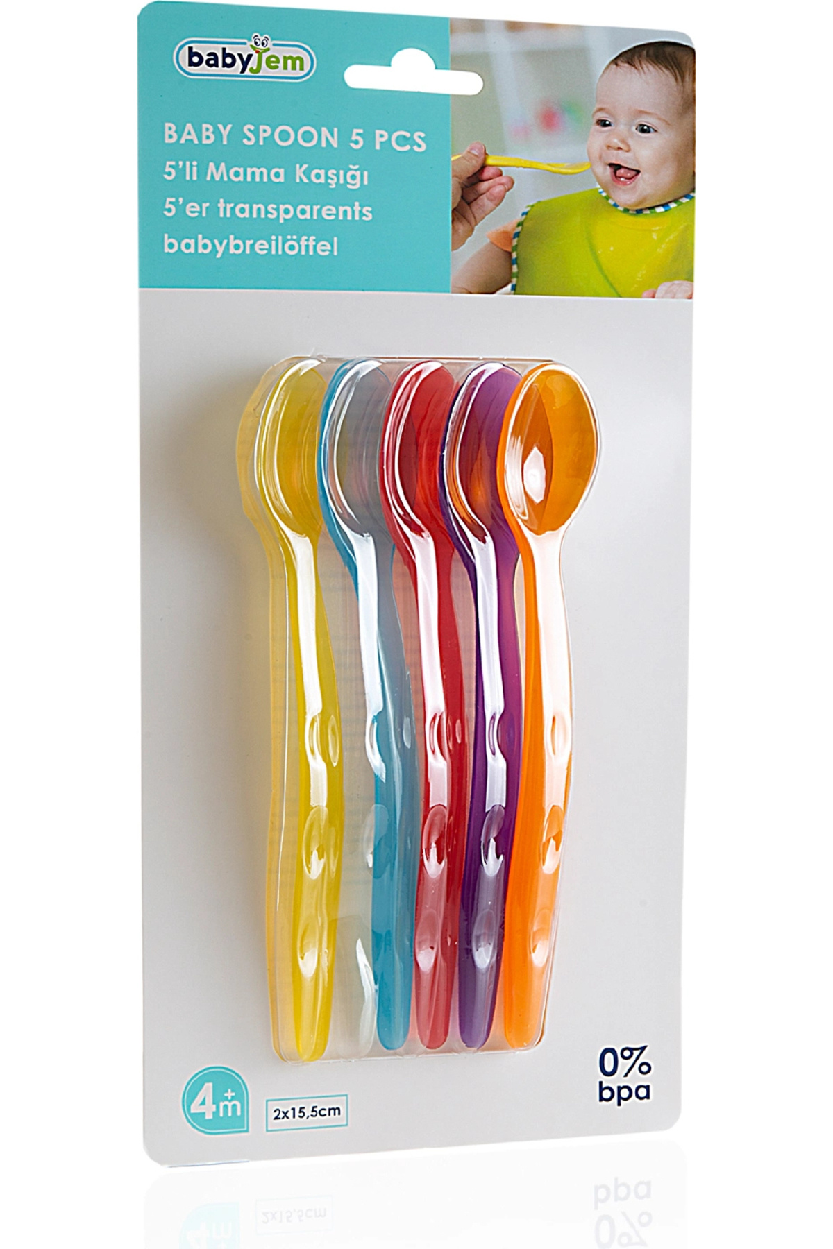 Babyjem 566 Mama Kaşığı 5 Li fotoğrafı 7 (önizleme)