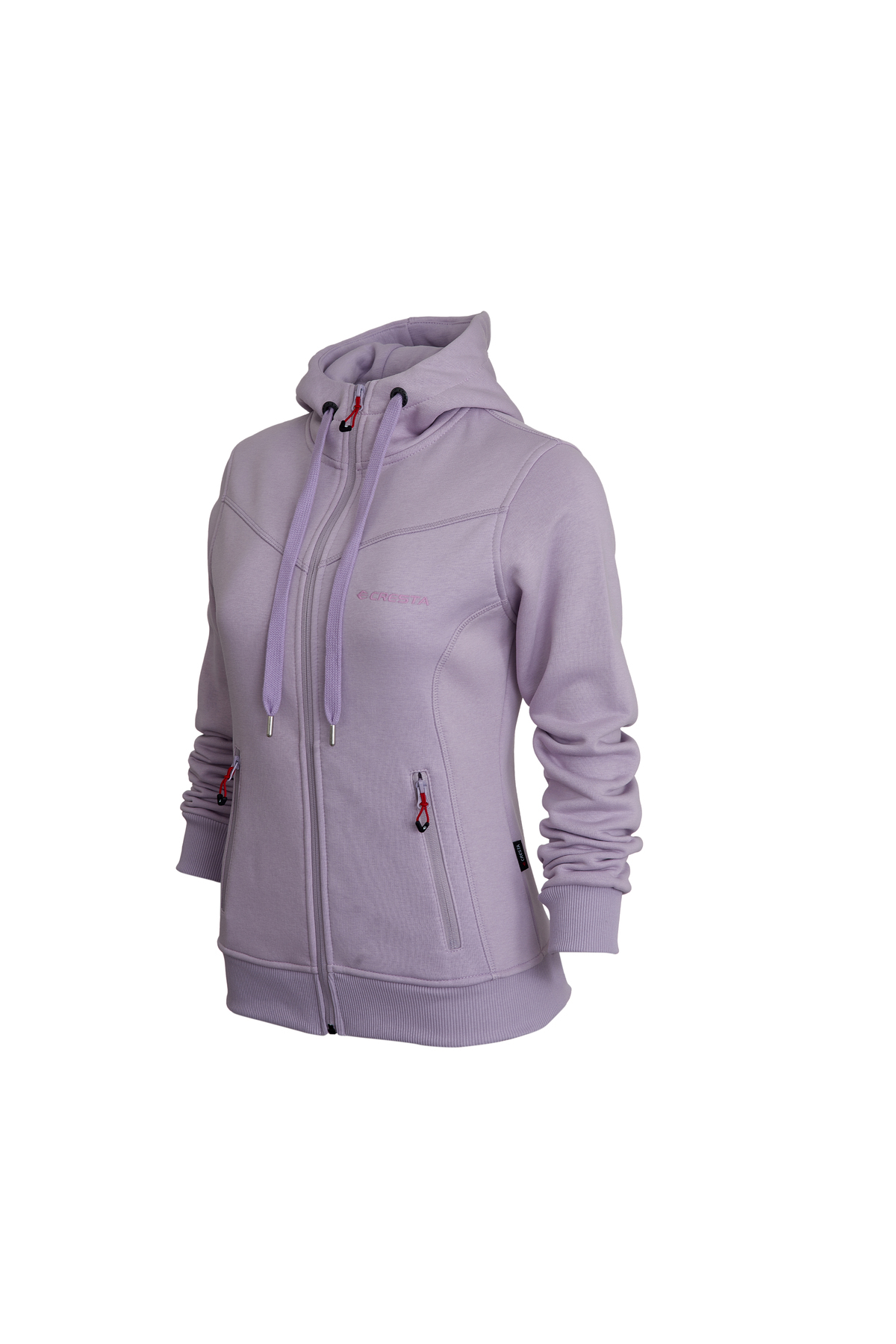 Cresta Tam Fermuarlı Kapüşonlu Lila Kadın Sweatshirt