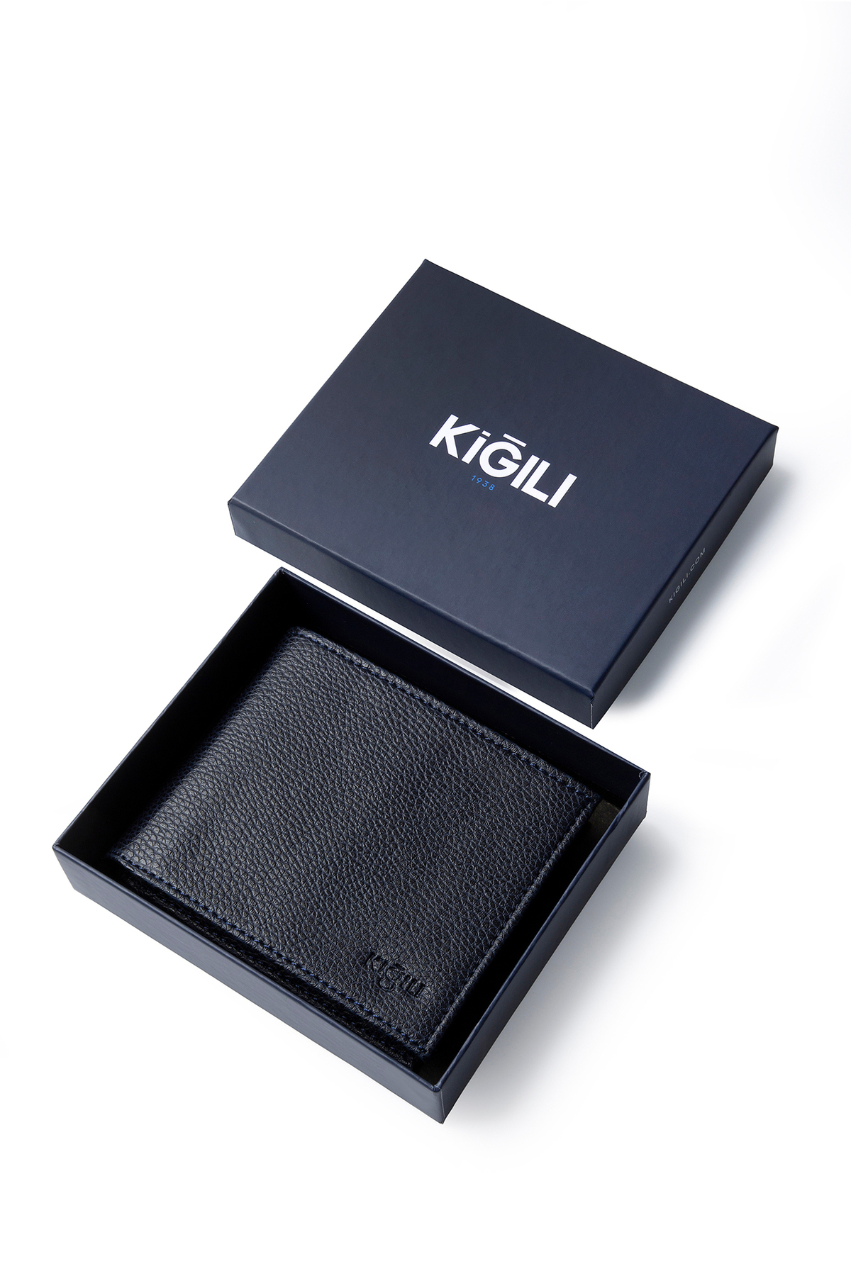 Gift Boxed Card Holder Wallet with Flat Money Split