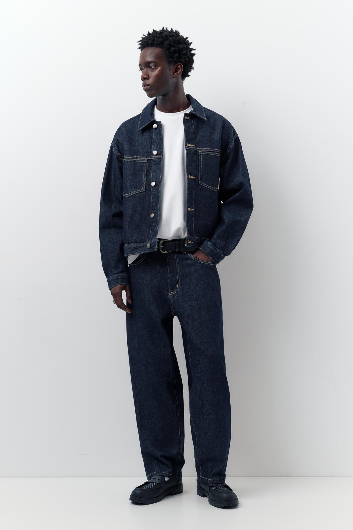 Pull & Bear  Trucker denim ceket - Görsel 2