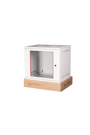 Lande - 9U 19" Cam Kapaklı Duvar Tipi Rack Kabinet – Genişlik: 544 mm | Derin...