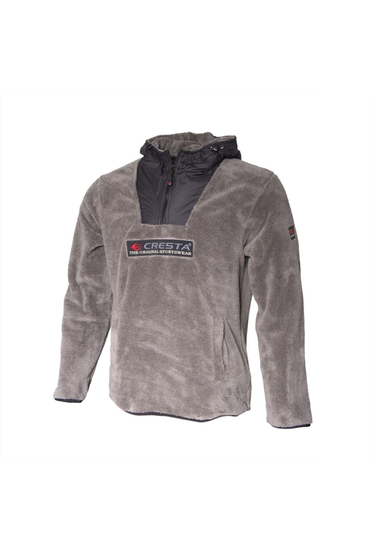 Outdoor Welsoft Polar Kapüşonlu Sweatshirt — خاکستری 7610