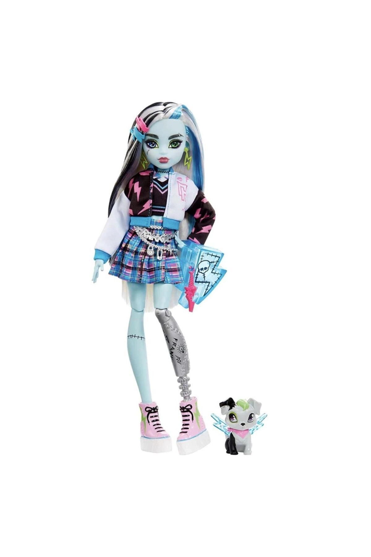 MONSTER HIGH Frankie Stein Ana Karakter Bebekler, HHK53 fotoğrafı 2 (önizleme)