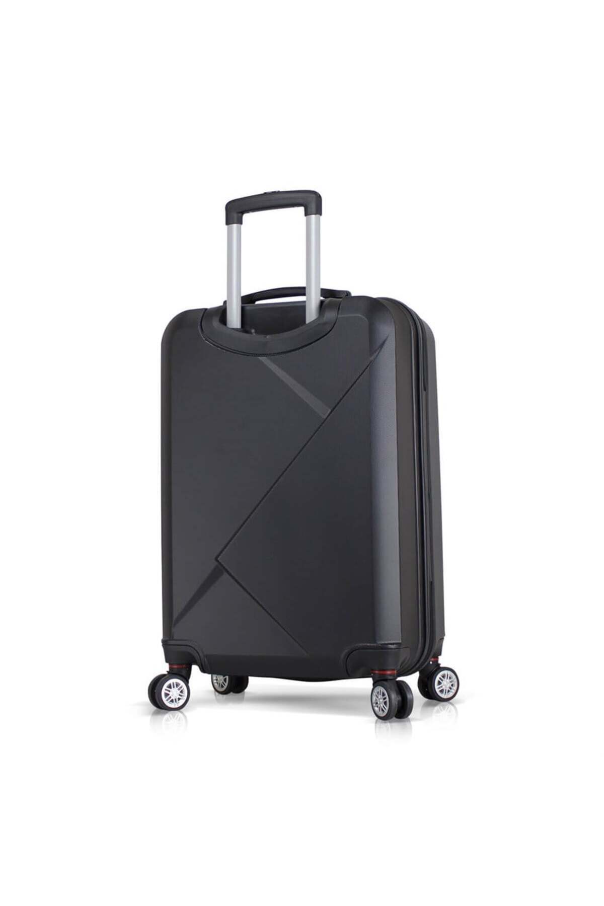 My Valice  Siyah Unisex Orta Boy Valiz MV8053 - Görsel 3