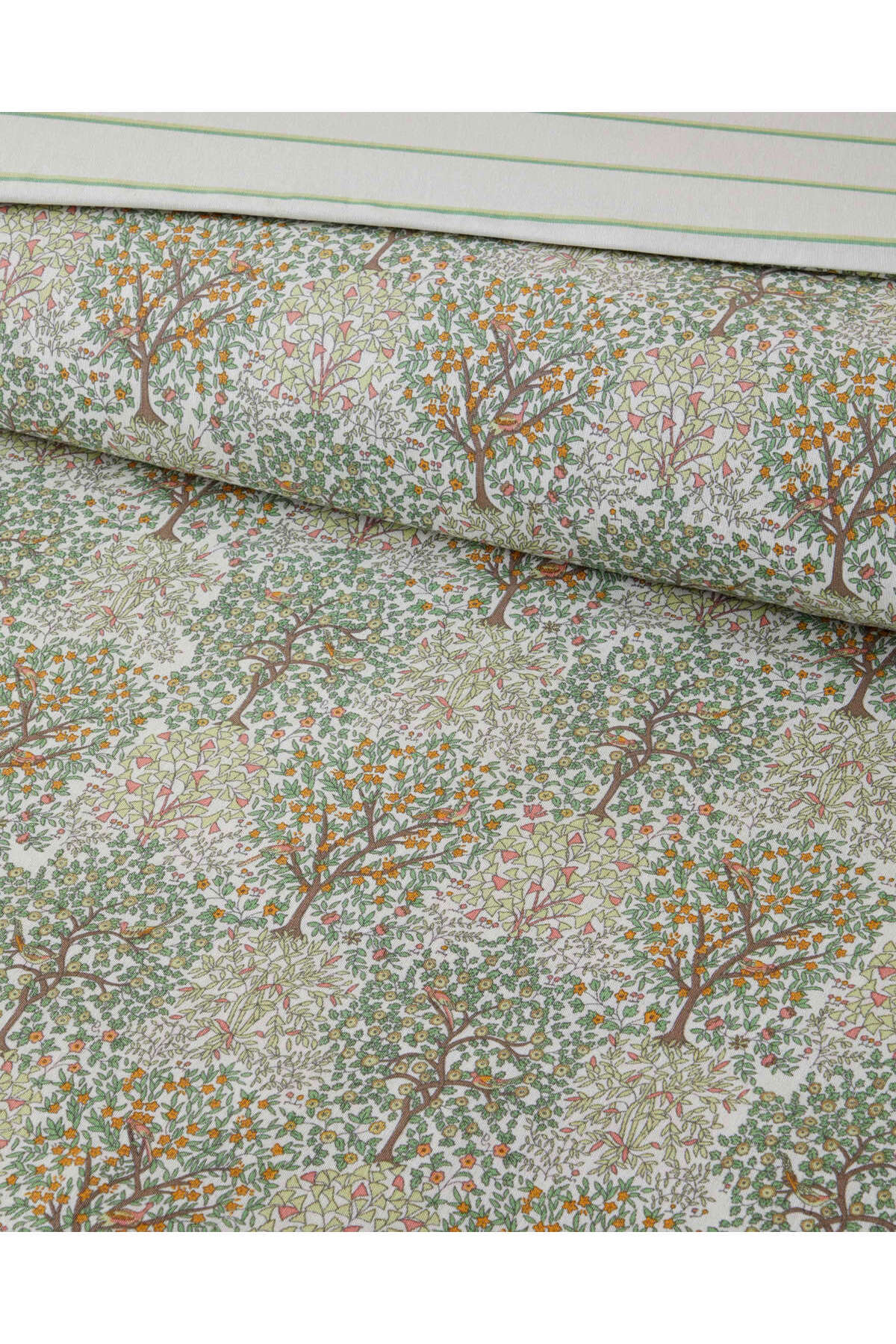 English Home Serenade Kolay Ütülenir Çift Kişilik Nevresim Seti 200x220 cm Yeşil fotoğrafı 3 (önizleme)