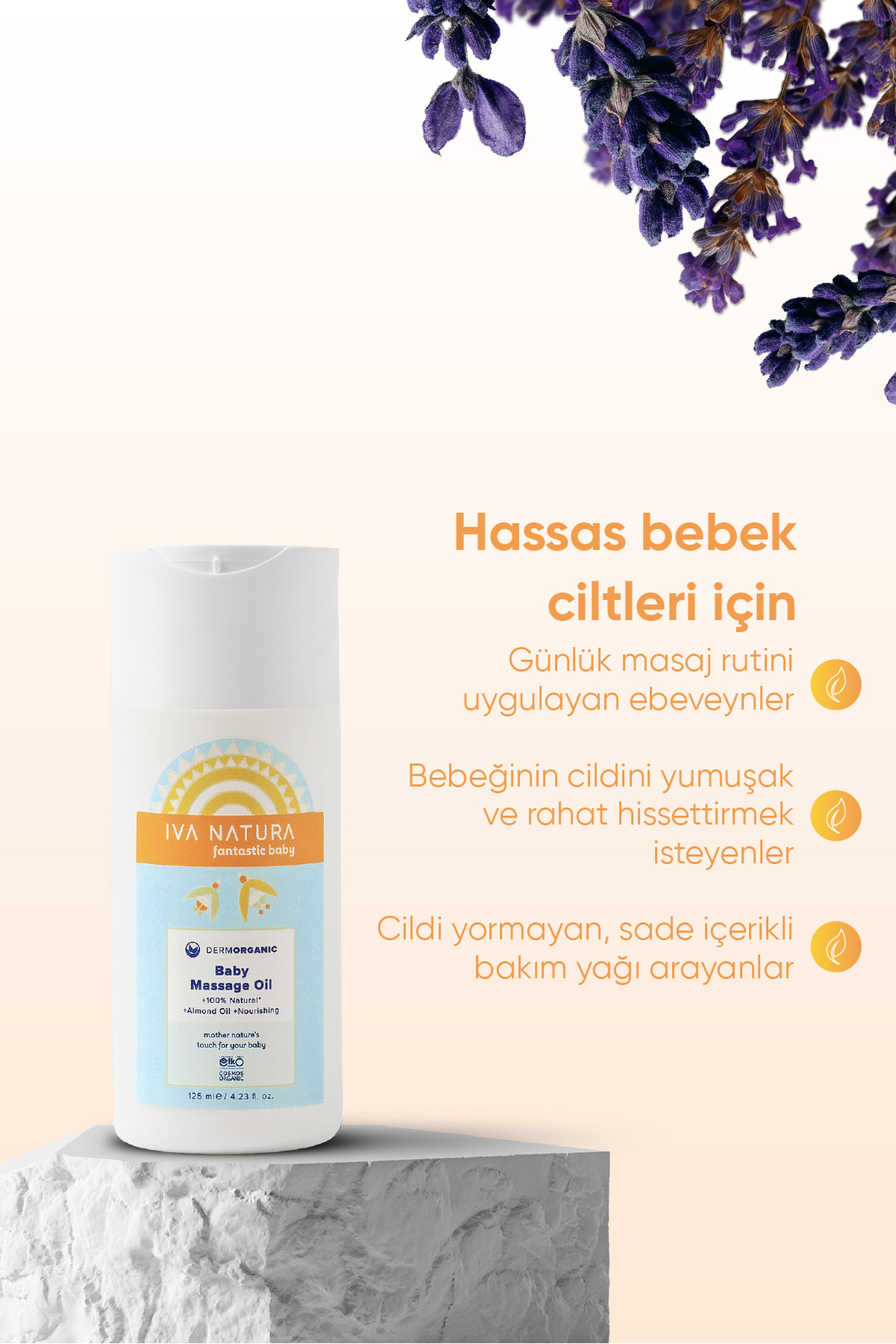 Iva Natura Bebek Yağı Nazik Nemlendirme & Masaj Bakımı | Günlük Kullanıma Uygun fotoğrafı 2 (önizleme)
