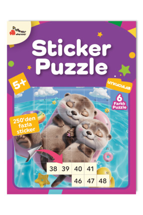 Playever Sticker Puzzle - Uykucular, Çıkartmalı Yapboz Etkinlik Kitabı