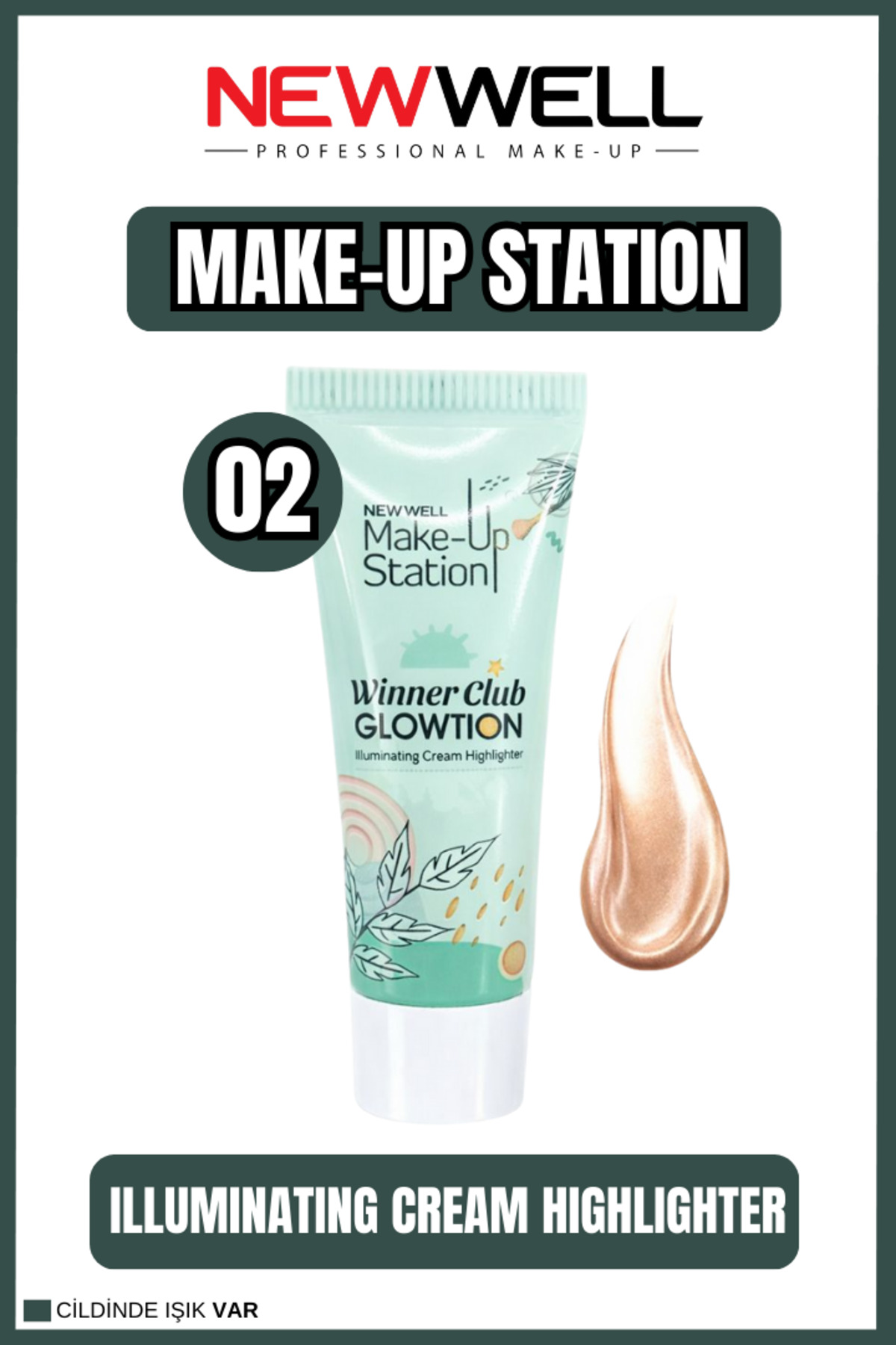 Glowtion Makyaj Bazı Ten No2 20ml — بژ