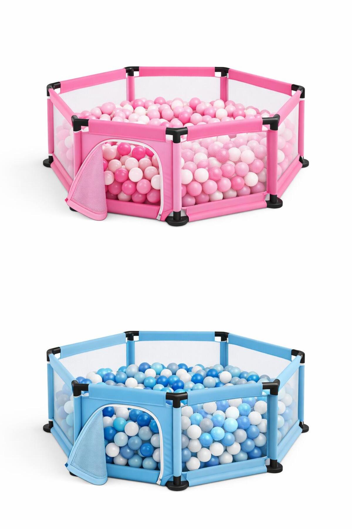 E-LİFE HOME Playard Güvenli Bebek Ve Çocuk Oyun Alanı Oyun Parkı Oyun Matı Ve Topları fotoğrafı 2 (önizleme)