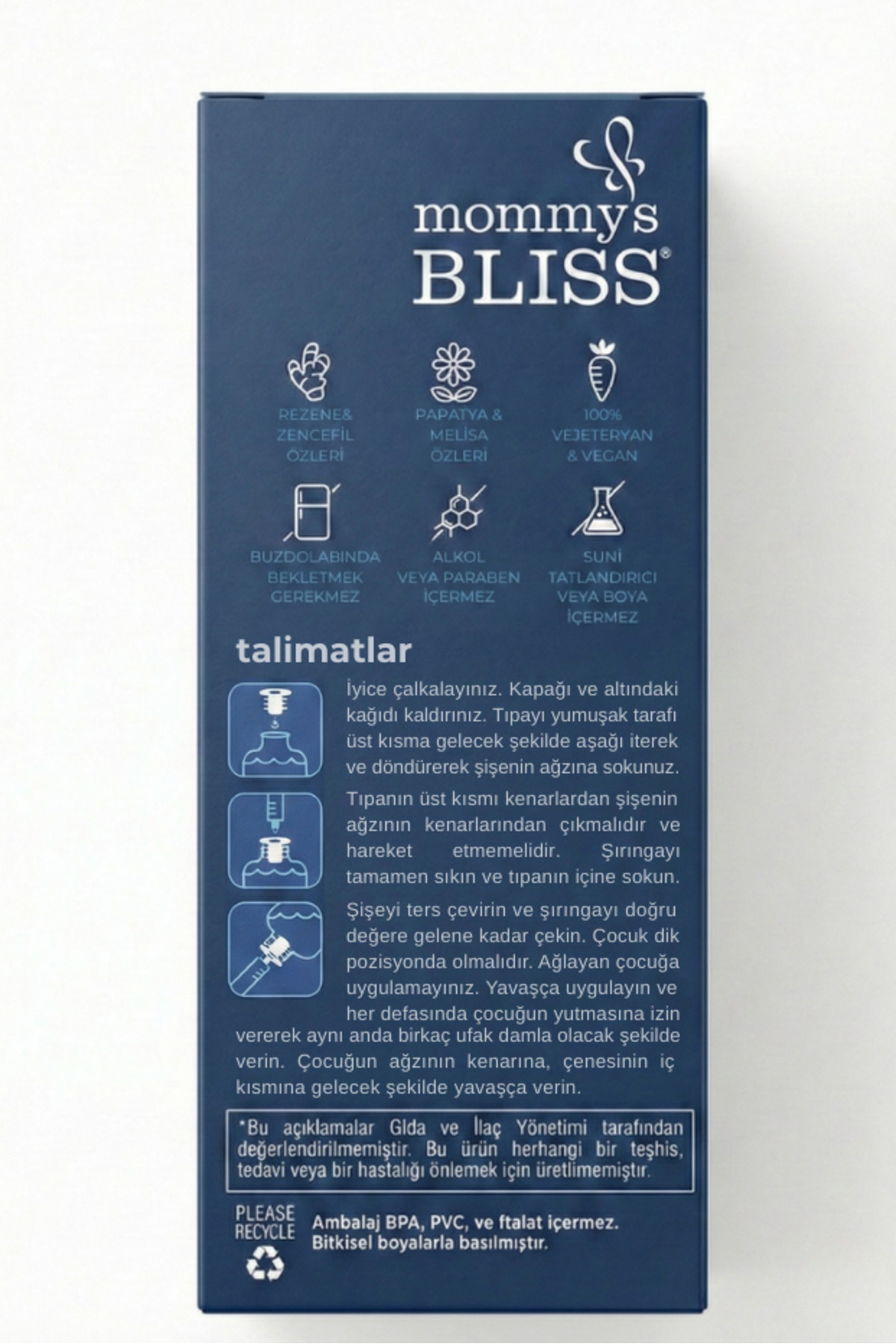 Genel Markalar Mommys Bliss Gripe Water Night Time - Takviye Edici Gıda (SKT: 05/2026) fotoğrafı 4 (önizleme)