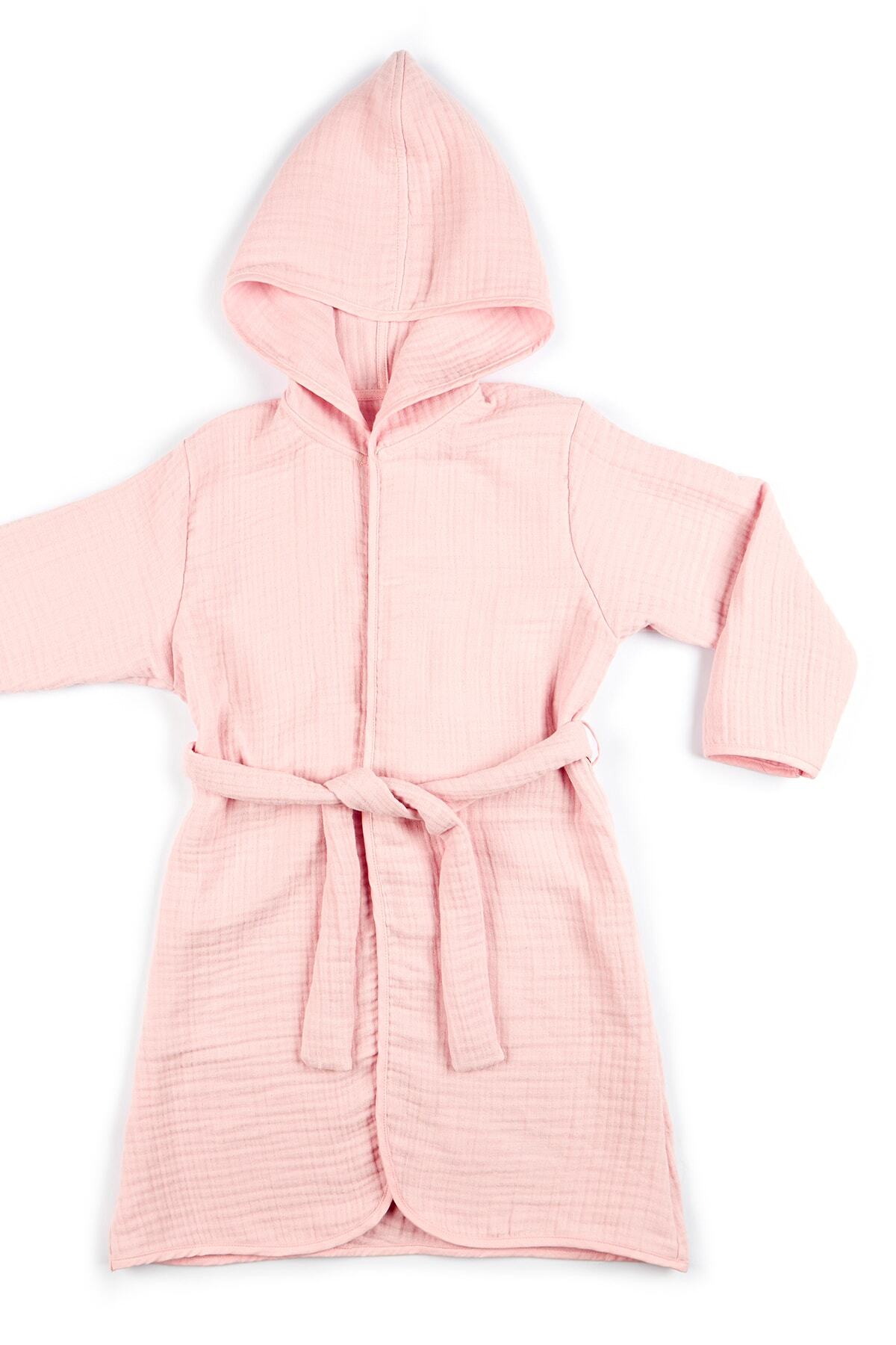 Tuğba Kuğu 4 Kat Müslin Bornoz - Policolor Serisi - Bow fotoğrafı 3 (önizleme)