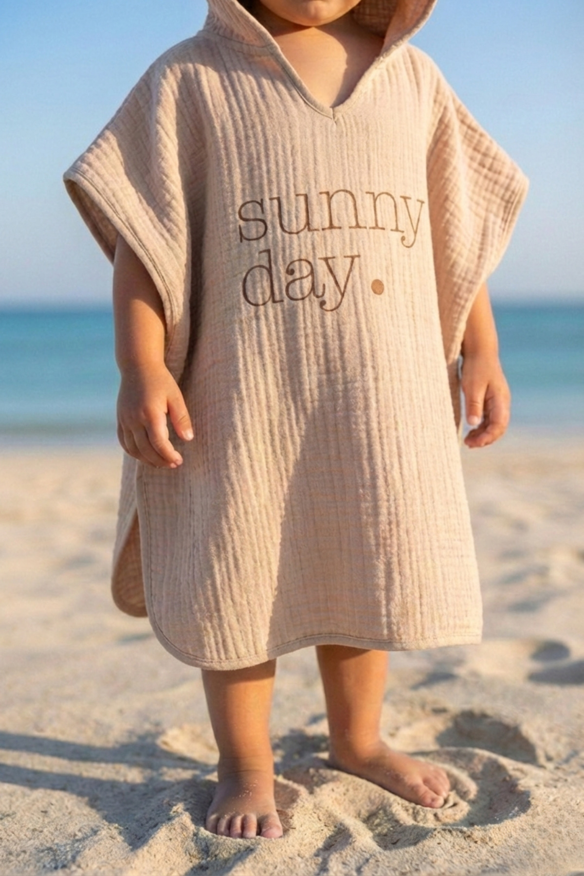 Tuğba Kuğu 4 Kat Müslin Panço - Policolor Serisi - Dot fotoğrafı 2 (önizleme)