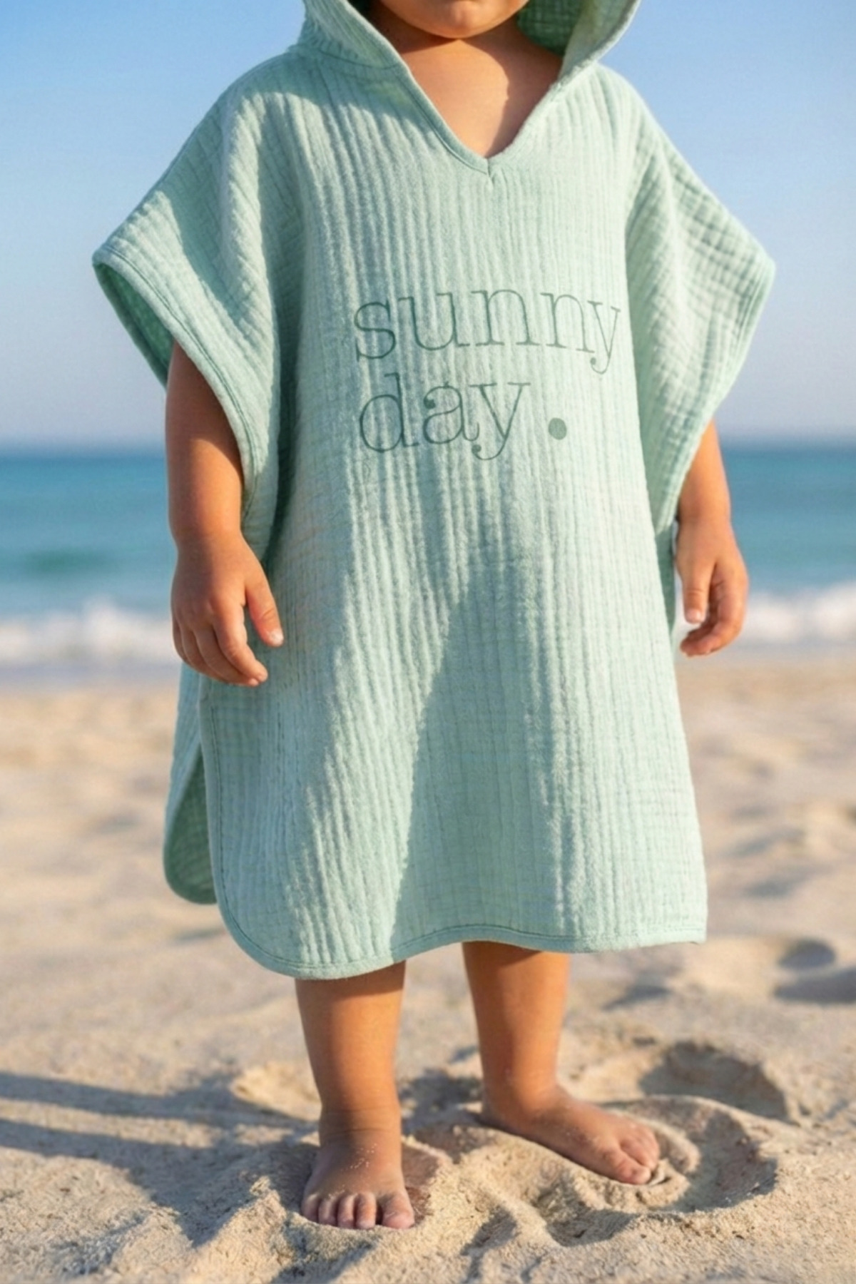 Tuğba Kuğu 4 Kat Müslin Panço - Policolor Serisi - Dot fotoğrafı 2 (önizleme)