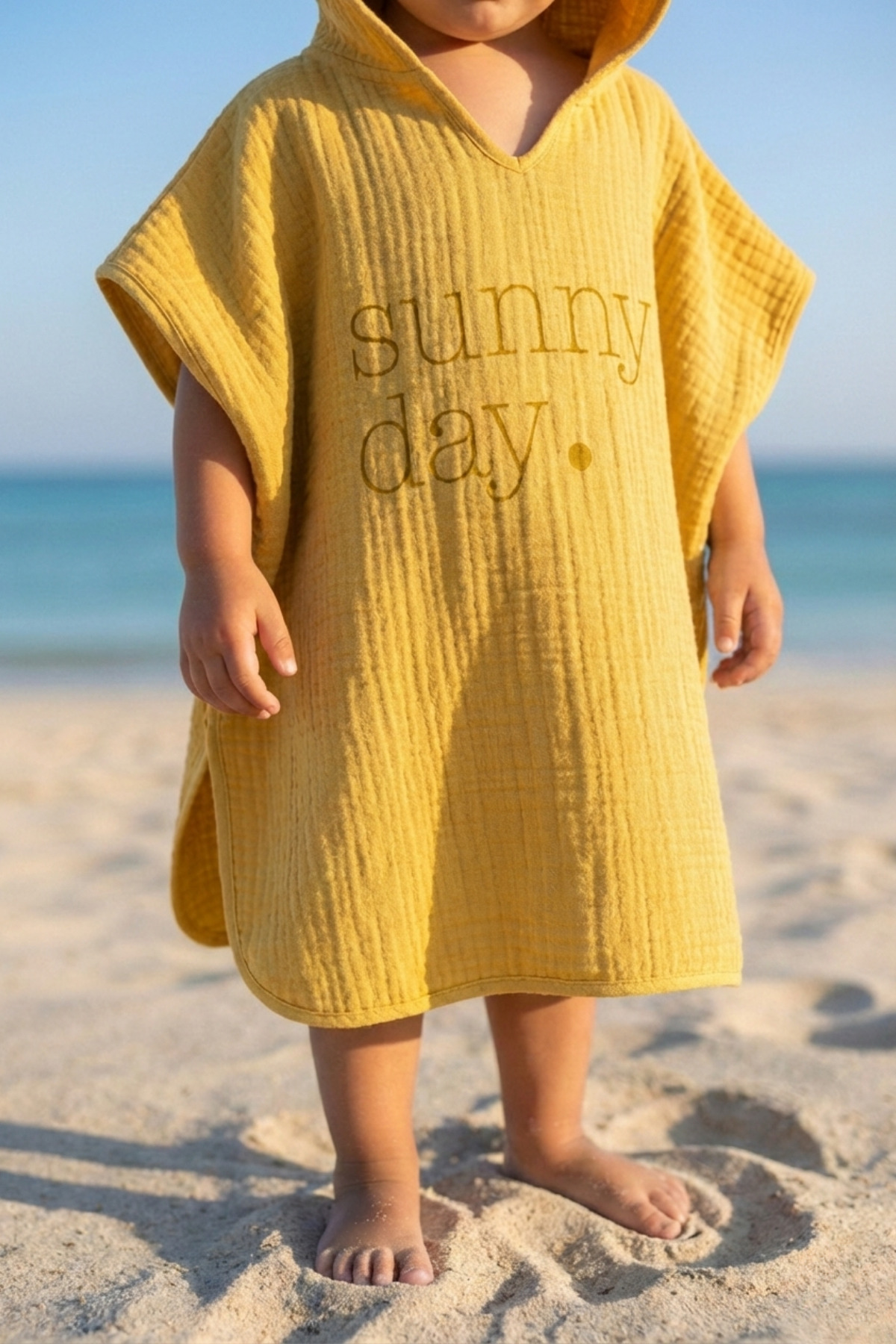 Tuğba Kuğu 4 Kat Müslin Panço - Policolor Serisi - Dot fotoğrafı 2 (önizleme)