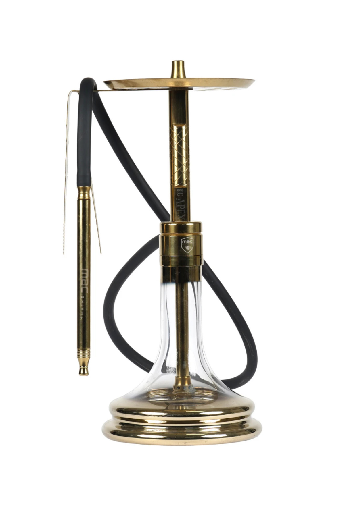 MAC SHISHA Mac Shısha Big Apex Titan Çelik Nargile Takımı Çanta