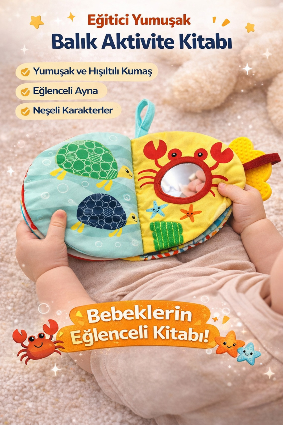 Sozzy Toys Eğitsel Balık Hikaye Kitabı fotoğrafı 3 (önizleme)