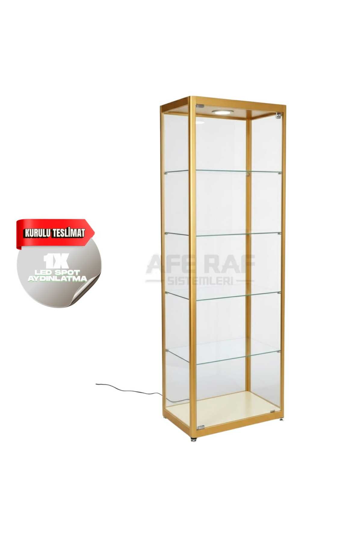 Decor Board Glazed Display, Display Collection, Gümüşlük, Display-40x60x175