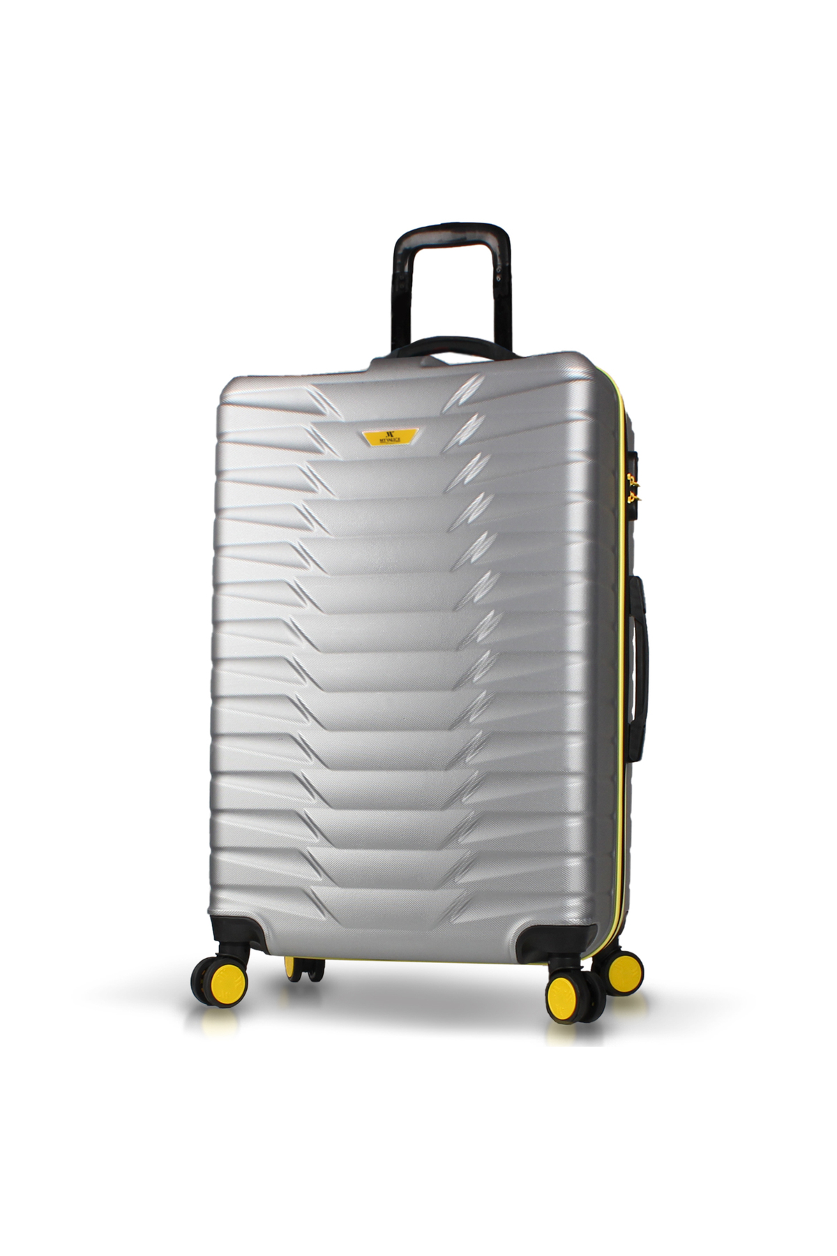 Croc Abs Oversized Gray Suitcase