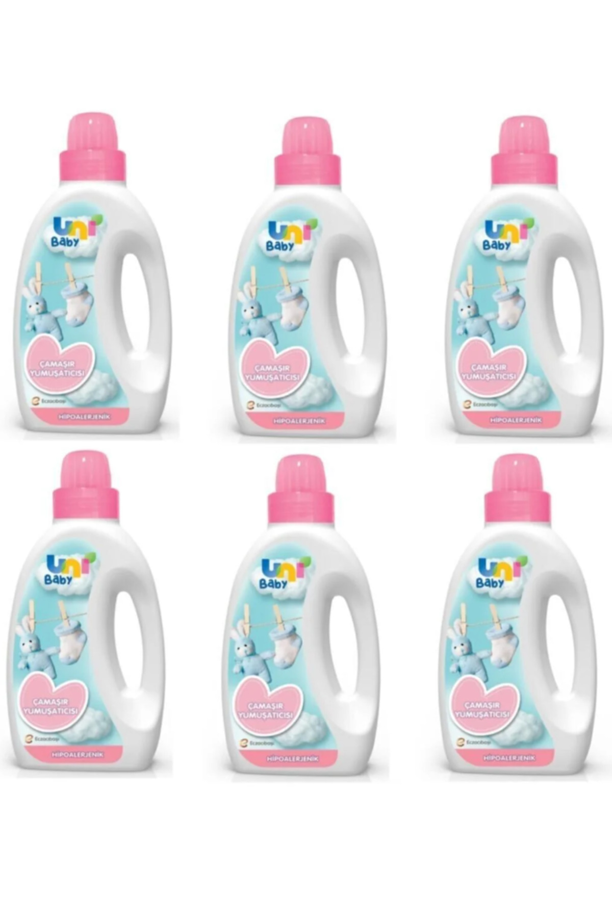 Uni Baby Hipoalerjenik Çamaşır Yumuşatıcısı 6 x 1500 ml fotoğrafı 2 (önizleme)